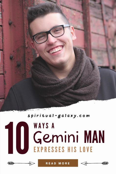 10 Ways A Gemini Man Expresses His Love That You Might Miss Gemini Love Language, Gemini Man Facts, Gemini Man Gemini Woman, Gemini Men Relationships, Dating A Gemini, Gemini Man In Love, Gemini Relationship, What Love Means, Hiding Feelings