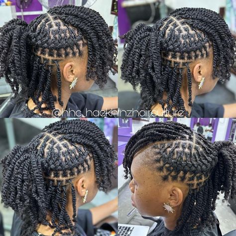 Latest Natural Hairstyles, Natural Hair Styles For Bridesmaids, Short Natural Twist Styles, Haïr Style For Natural Hair, Hair Styles For Natural Black Hair, Latest Natural Hair Twist Styles, All Back Hairstyle Natural Hair, Cute Cornrow Hairstyles, Natural Twist Hairstyles