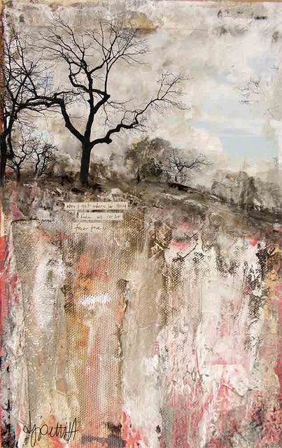 When I get where I'm going by....... dj pettitt, Vintage Abstract Art, Mix Media Art Ideas, Mixed Media Canvas Ideas, Encaustic Art, Pics Art, Mixed Media Canvas, Art Journal Inspiration, Tree Art, Art Plastique