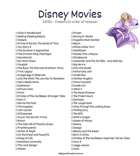 Disney Movie Marathon, Disney List, Disney Original Movies, All Disney Movies, Birthday Interview, Disney Movies List, Top Rated Movies, Muppets Most Wanted, New Disney Movies