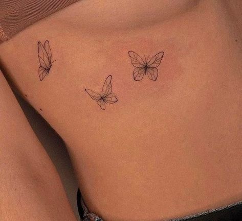 Are you looking for the best meaningful small butterfly tattoo ideas? You are in the right place at the right time. In this article, you will find 70 fabulous tattoo ideas with their meanings and symbolism. Don’t forget to take a look at what places are ideal for small butterfly tattoos. Butterfly Tattoo Under Breast, Rib Tattoos For Women, Small Butterfly Tattoo, Small Pretty Tattoos, Petite Tattoos, Stylist Tattoos, Classy Tattoos, Discreet Tattoos, Dainty Tattoos