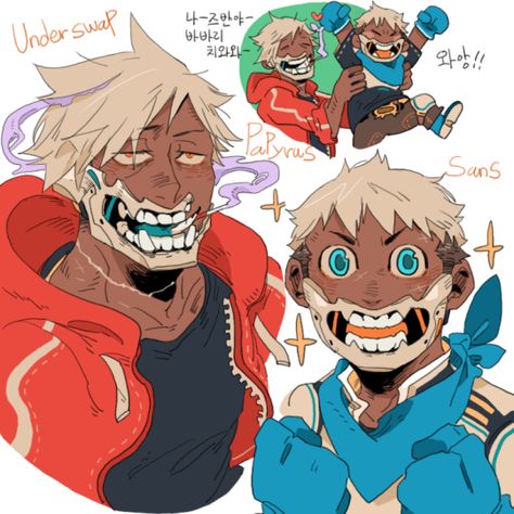 lockerroom Monster X Human Ship, Monster X Human, Papyrus Fanart, Underswap Papyrus, Fell Sans, Cute Kawaii Animals, Anime Undertale, As Humans, Good Anime To Watch