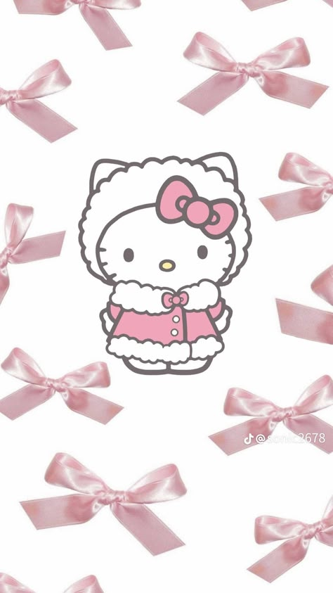 Christmas Wallpaper Aesthetic Hello Kitty, Hello Kitty Chrome Wallpaper, Coquette Wallpaper Christmas, Hello Kitty Aesthetic Background, Hello Kitty Xmas Wallpaper, Hello Kitty Christmas Wallpaper Laptop, Christmas Coquette Wallpaper, Hello Kitty Christmas Wallpaper Iphone, Hello Kitty Bow Wallpaper