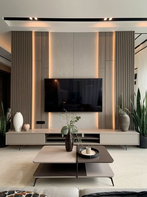 Office Tv Wall Design Modern, Luxurious Tv Wall Design, Tv Unit Design Ideas Living Rooms, To Unit Design Modern, Living Room Tv Wall Ideas Small Apartments Interior Design, Tv Wall Modern Luxury, Luxury Tv Wall Design Living Room Tv, Drawing Room Tv Unit Design, Backdrop Tv Design