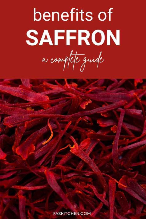 A Pinterest pin featuring a collage of saffron threads and informative text. The image highlights the nutrition, health benefits, and culinary uses of saffron, along with expert tips on buying and storing. Perfect for culinary enthusiasts seeking to enhance their dishes with the unique flavor and color of saffron. #Saffron #SpiceGuide #HealthyCooking Portuguese Plates, Saffron Health Benefits, Saffron Uses, Benefits Of Saffron, Saffron Tea, Saffron Benefits, Crocus Sativus, Saffron Recipes, Saffron Spice