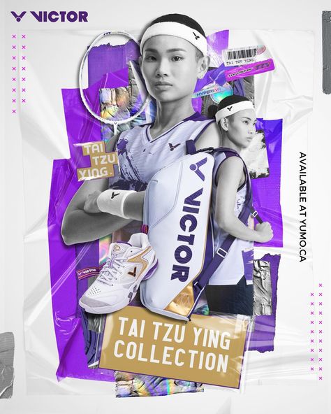 Step into the infinite possibilities of performance and style with the Victor TTY collection, inspired by the one and only Tai Tzu Ying! 🏸✨ Embrace the style and precision that defines her game. Explore the collection at YUMO.CA. Badminton Equipment, Victor Badminton, Shooting Bags, Badminton Bag, Sports Backpack, Cool Skateboards, Black Knight, Double Happiness, Infinite Possibilities