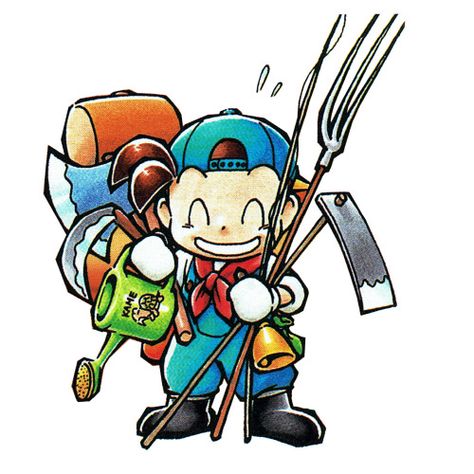 Harvest Moon Art, Harvest Moon Btn, Harvest Moon Ds, Harvest Moon Game, Classic Video, Classic Video Games, Harvest Moon, Art Style Inspiration, Art Archive