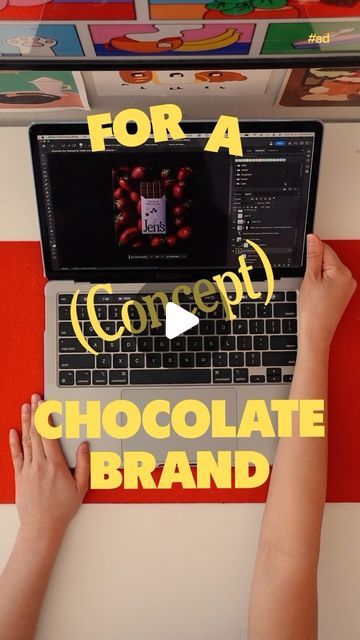 edgykatrina | brand and graphic designer on Instagram: "experimented with mockups while making a fun little concept chocolate brand for @Photoshop and had a blast!!! 🤠 #MadeWithPhotoshop #AdobePartner #ad #PhotoshopAI" Brand Mockup, Chocolate Brands, Having A Blast, Graphic Designer, Mockup, Photoshop, Graphic Design, On Instagram, Quick Saves