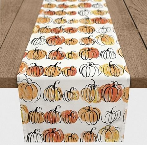 #liketkit @liketoknow.it #LTKhome #LTKunder50 @liketoknow.it.home Follow me on the LIKEtoKNOW.it shopping app to get the product details for this look and others! Pumpkin Table Runner, Table Halloween, Thanksgiving Table Runner, Pumpkin Images, Autumn Dining, Harvest Decor, Halloween Table Runners, Chalkboard Designs, Watercolor Pumpkins