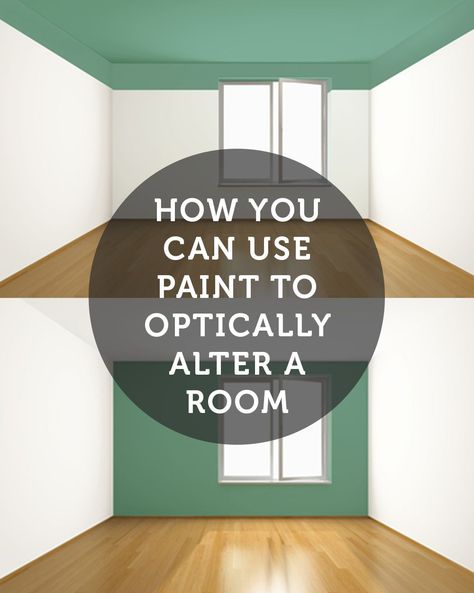 The best way to use paint to vary the dimensions of your room- #Change #Paint #Room #Size Check more at https://howcandothis.com/diyideas/the-best-way-to-use-paint-to-vary-the-dimensions-of-your-room/ How To Paint A Long Narrow Room, Two Colour Painted Wall, Different Room Painting Ideas, Paint To Separate Spaces, Paint Can Change Size Of Room, Small Rooms Colors Paint, Room With Vertical Lines, Painting Different Walls, Elongate Room Paint