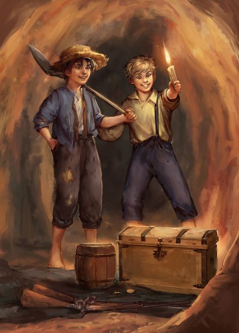 Tom Sawyer And Huckleberry Finn, The Adventures Of Tom Sawyer, Huck Finn, Meme Art, Anton Pieck, Adventures Of Tom Sawyer, Huckleberry Finn, Cartoon Clip, Tom Sawyer