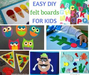 Felt boards are wonderful for kids’ learning and development, including: colour recognition and patterning literacy and numeracy skills – letters, numbers and shapes imagination and cre… Play Prompts, Felt Board Templates, Felt Patterns Free, Diy Felt Board, Felt Board Patterns, Storyboard Ideas, Felt Boards, Flannel Board Stories, Diy Preschool