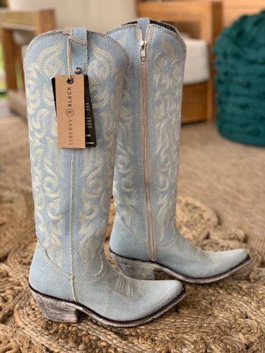 Cowgirl Boots | Cowgirl and Cowboy Boots for Women - Page 7 Bedazzle Cowboy Boots, Blue Cowgirl Boots Wedding, Something Blue Cowboy Boots, Blue Wedding Boots For Bride, Boots For Women Western, Wedding Guest Cowgirl Boots, Woman’s Cowboy Boots, Light Blue Cowgirl Boots, Real Cowgirl Boots