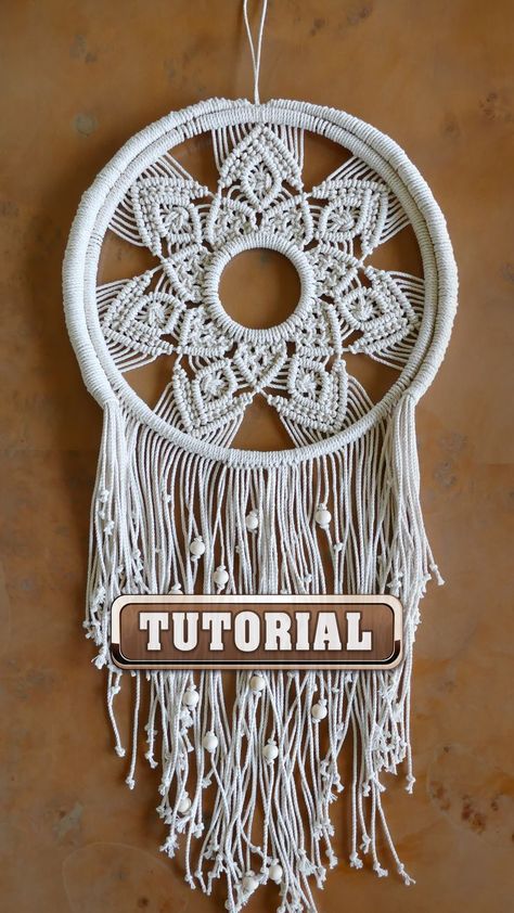 wall decor diy, macrame, wall hanging, macrame circle,  round macrame,  dream catcher pattern, macrame flower, mandala diy, dreamcatcher diy, macrame design, macrame wall decor, room decor ideas, Macrame In Ring, Macrame Circle Tutorial, Macrame Circle Pattern, Macrame Circle Diy, Round Macrame Wall Hanging Diy, Macrame Dream Catcher Diy Tutorials, Macrame Dream Catcher Tutorial, Macrame Dream Catcher Diy, Macrame Mandala Tutorial