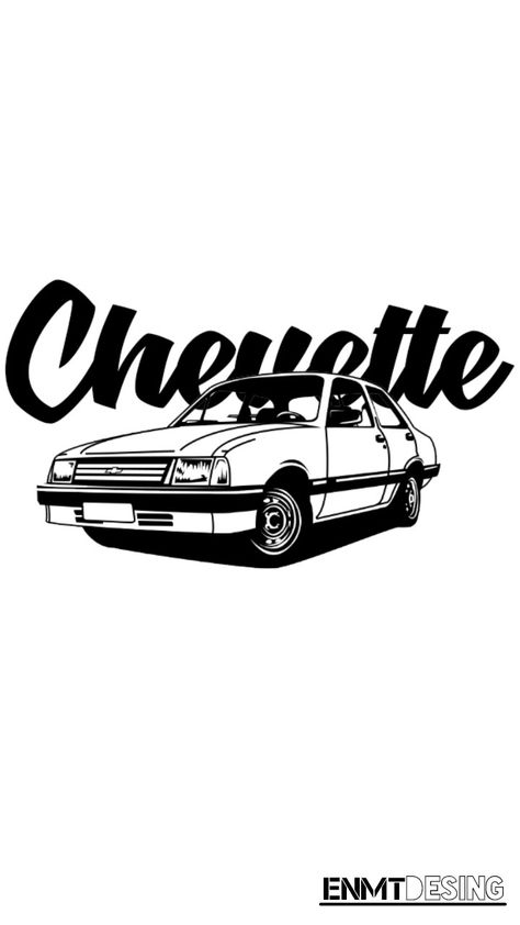 Phonewallpaper chevette Joker Artwork, Cafe Racing, Classic Sports Cars, Car Illustration, Vw Bug, Nissan Skyline, Lowrider, Muscle Car, Aesthetic Backgrounds