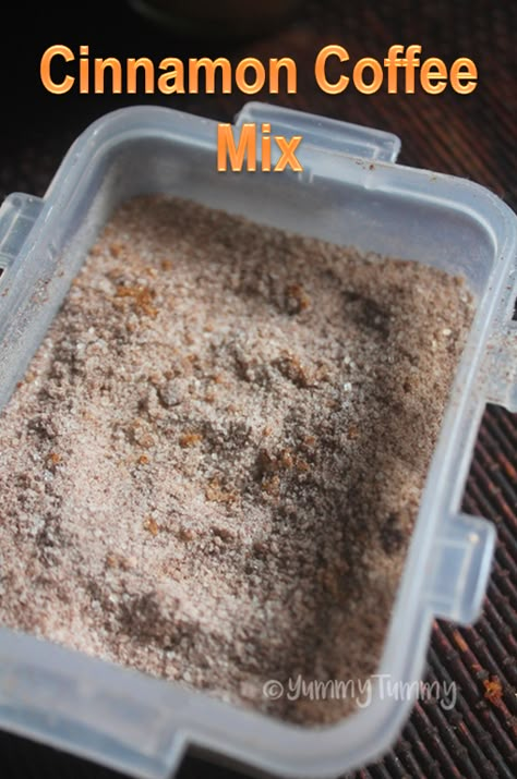 Cinnamon Coffee Recipe - Instant Cinnamon Coffee Mix Recipe Coffee Mixes Recipes, Coffee Mixes In A Jar, Powder Drink Mix Recipes, Fireside Coffee Mix Recipe, Cinnamon Coffee Recipe, Powdered Coffee Creamer Recipe, Cappuccino Mix Recipe, Turkish Coffee Recipe, Instant Coffee Recipes