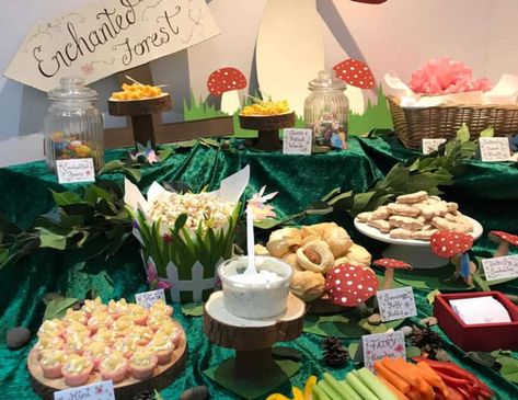 Fairy Party - Elves & Fairies #fairybirthdayparty #fairybirthdaypartyideas #fairybirthdaypartydecorations #kidsbirthdayparty #kidsbirthdaypartyideas Elf Birthday Party, Fairies Birthday Party, Fairy Party Food, Elf Birthday, Fairies And Elves, Fairy Princess Party, Fairy Birthday Cake, Woodland Fairy Party, Forest Birthday Party