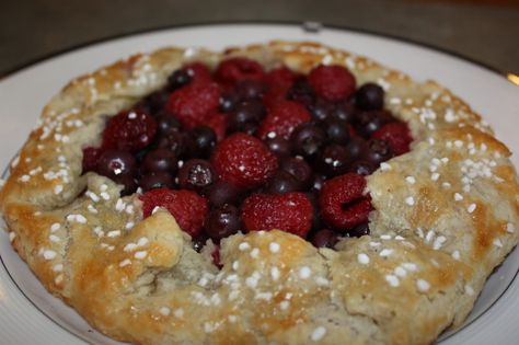 From the Barefoot Contessa At Home cookbook. She says her friends George Germon and Johanne Killeen had it in their cookbook, Cucina Simpatica, made with apples. She decided to try her own variation with summer fruit. Its juicy and makes a sweet and perfect light summer dessert! Enjoy! Fruit Crostata, Ina Garten Recipe, Light Summer Desserts, Ina Garden, Barefoot Contessa Recipes, Ina Garten Recipes, Barefoot Contessa, Light Summer, Fruit Desserts