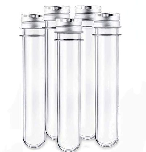 Acrux7 30 Pack Clear Plastic Test Tubes with Screw Caps, 45ml Clear Botanical Bath Salt Tubes 1x5 inch for Beads, Gumball, Candy Storage, Decorate(25x140mm): Amazon.com: Industrial & Scientific Jelly Belly Beans, Homemade Body Care, Botanical Bath, Candy Storage, Beads Candy, Test Tubes, Fairy Aesthetic, Bath Salt, Plastic Caps