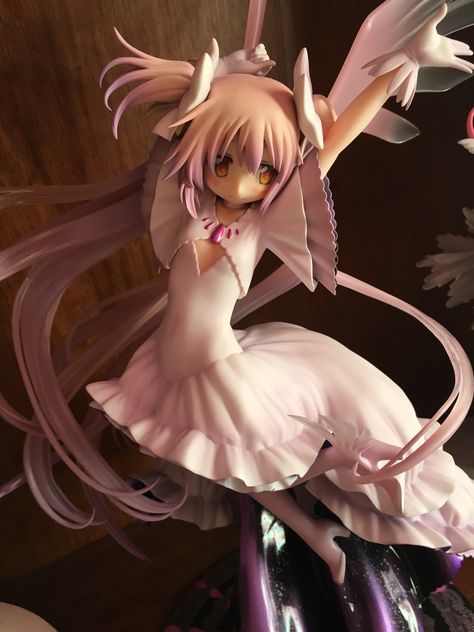 Anime Figure Pfp, Madoka Figurines, Madoka Magica Figures, Figures Anime, Madoka Kaname, Mahō Shōjo Madoka Magica, Anime Doll, Figure Anime, Mahō Shōjo