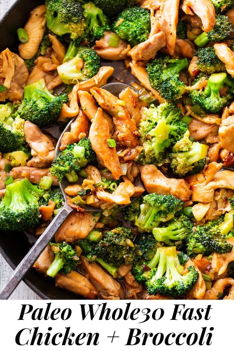 Whole30 Chicken And Broccoli, Clean Weeknight Dinner, Clean Eating Chicken And Broccoli, Clean Chicken Recipes Healthy, Whole 30 Chicken And Broccoli, Fast Paleo Dinner, Chicken And Broccoli Stirfry, Chicken And Broccoli Recipes Healthy, Paleo Chicken And Broccoli