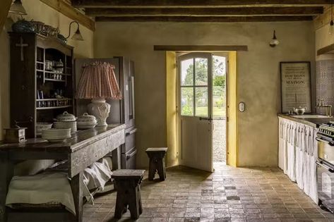 French farmhouse renovation: Benji Lewis’s 18th-century house restoration | Evening Standard 18th Century Home Interior, 1870s Farmhouse, Old French Country House, Old French Farmhouse, 18th Century Cottage, 18th Century Farmhouse, French Country Houses, Farmhouse Reno, 18th Century House