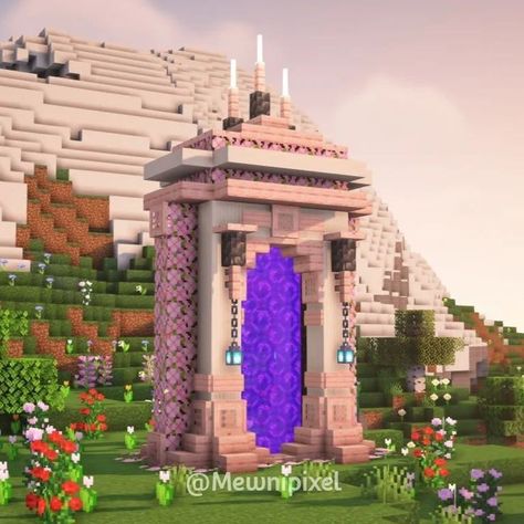 Viral Reels, Minecraft Ideas, June 17, Minecraft, Portal, Purple, On Instagram, Instagram