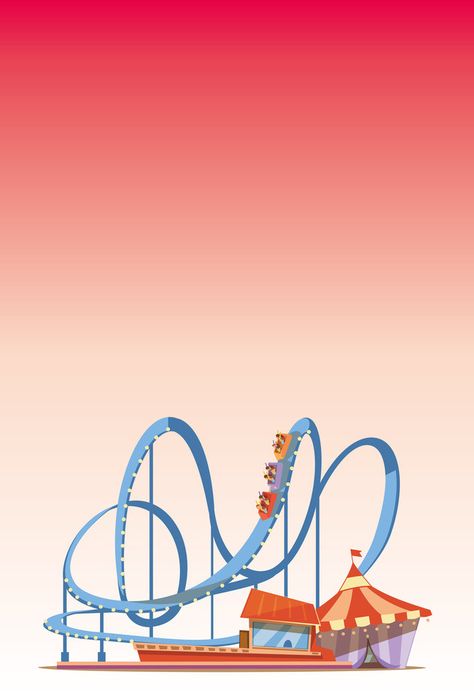 Roller Coaster Clipart, Rollercoaster Illustration, Amusement Park Background, Roller Coaster Illustration, Amusement Park Poster, Abandoned Cities Ghost Towns, Amusement Park Illustration, Amusement Park Art, Roller Coaster Background