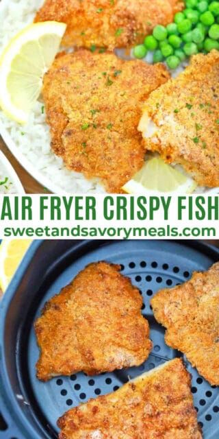 Air Fryer Crispy Fish is air-fried until it is crispy and crunchy on the outside with tender, flaky white fish on the inside. Air Fried White Fish, Whiting Recipes Fish, Whiting Fish Recipes Air Fryer, Air Fryer Perch Fish Recipes, White Fish Air Fryer Recipe, Air Fryer Haddock Recipes, Air Fryer Breaded Fish, Air Fryer Crispy Fish, Whiting Fish Recipes