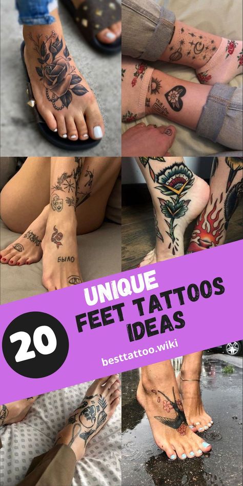 Embark on a journey of self-expression with our collection of feet tattoos, featuring 20 inspiring ideas for 2024. Designed for both men and women, our tattoos range from small and minimalist to bold and expressive. Whether you're drawn to floral motifs, mythical creatures, or celestial symbols, each tattoo tells a unique story. Explore our collection today and find the perfect feet tattoo to showcase your individuality and style. Foot Tattoo Ideas For Woman, Foot Tattoos For Women Black Woman, Tattoos On Feet For Women, Foot Tatoos Woman, Cute Foot Tattoos For Women, Foot Cover Up Tattoos For Women, Feet Tattoos For Women Beautiful, Foot Tattoo Cover Up Ideas, Pretty Foot Tattoos For Women