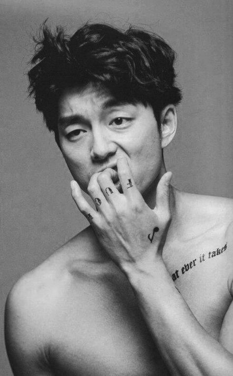 Goblin Gong Yoo, S Tattoos, Korean Star, Kim Soo Hyun, Gong Yoo, Kdrama Actors, 인물 사진, Korean Men, Asian Actors