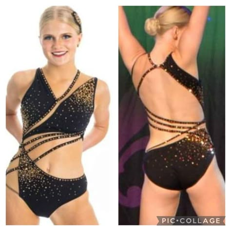 Dance Costume Rhinestone Pattern, Rhinestone Dance Costume Ideas, Jazz Costumes Competition, Rhinestone Patterns Dance Costumes, Aerobic Leotard, Jazz Solo Costumes, Jazz Dance Costumes Sassy, Maria Dance, Freestyle Dance Costumes