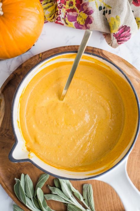 Pumpkin Cream Sauce- VEGAN Pumpkin Cream Sauce, Butternut Squash Pasta Sauce, Pumpkin Pasta Sauce, Butternut Squash Sauce, Pumpkin Spice Recipe, Pumpkin Sauce, Pumpkin Pasta, Cheese Pumpkin, Vegan Sauces