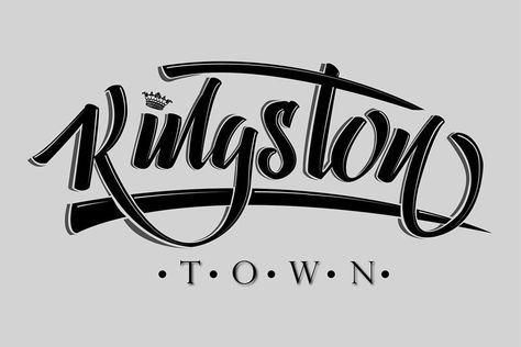 #KINGSTONTOWN #UB40 #MRPOCHO #LETTERING www.facebook.com/MRPOCHOALEJOS Kingston Town, Name Tattoo, Kingston, Tattoo Ideas, Calligraphy, Collage, Tattoos, Pins, Quick Saves