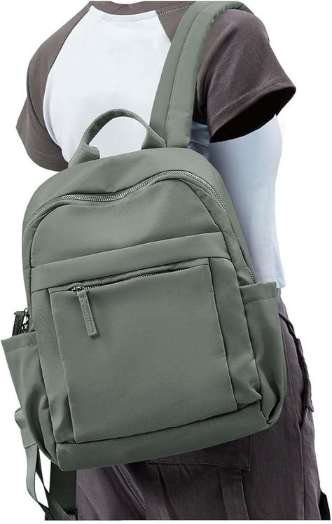 Amazon.com | KEYEMP Mini Small Backpack Purse for Women Lightweight Waterproof Fashion Trendy Cute Work Casual Daypack Travel Bag Backpack for Ladies,Grey | Casual Daypacks Work Backpack Women, Backpack Beige, Small Backpack Purse, Carry On Backpack, Work Backpack, Day Backpacks, Mini Backpacks, Everyday Backpack, Travel Daypack