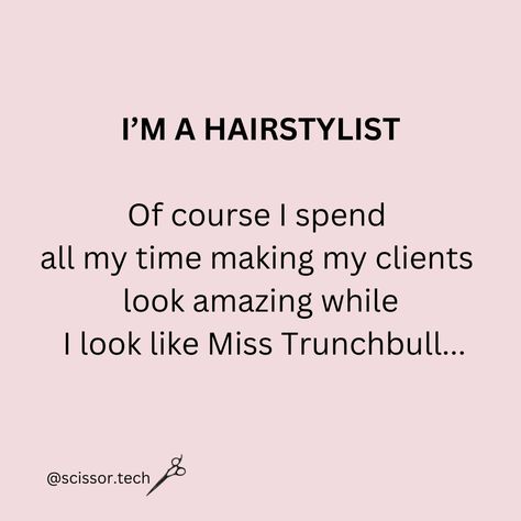 I'm a hairstylist.. 🙋🏼‍♀️ www.scissortech.com⁠ •⁠ •⁠ •⁠ #scissortech #scissors #shears #matsuiscissors #hairdressingscissors #hairdressingshears #hairsalonlife #newsscissors #hairdressinglife #hairdresserlife Cute Hairstylist Quotes, Hair Captions Instagram Hairstylist, Captions For Hairstylist, Hairstylist Captions Instagram, Hairstylist Post Ideas, Hairstylist Captions, Hairstylist Goals, Hairdressing Quotes, Caption For Hair