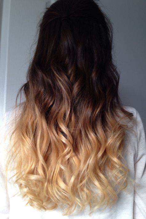 Dip-dye :) Brown Hair With Dipped Ends, Dip Bleach Hair, Dip Dye Hair Brunette Blonde, Long Hair Bleached Ends, Blonde Dip Dye On Brown Hair, Brown Hair Dip Dye, Ombre Bleached Hair, Blonde Ends On Brown Hair Dip Dye, Fun Hair Color Ideas For Brunettes Ombre Dip Dye