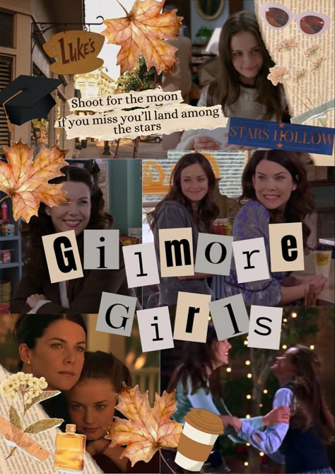 Gilmore Girls Poster, Babette Ate Oatmeal, Gilmore Girls Seasons, Team Logan, Film Netflix, Lorelai Gilmore, Girl Posters, Rory Gilmore, Autumn Cozy