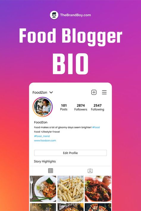 Food Blogger Bio Food Instagram Bio Ideas, Instagram Bio Ideas For Food Page, Food Bio Ideas, Cooking Bio For Instagram, Foodie Bio For Instagram, Restaurant Bio Instagram, Bio For Food Blogger Instagram, Chef Bio For Instagram, Food Blogger Instagram Bio