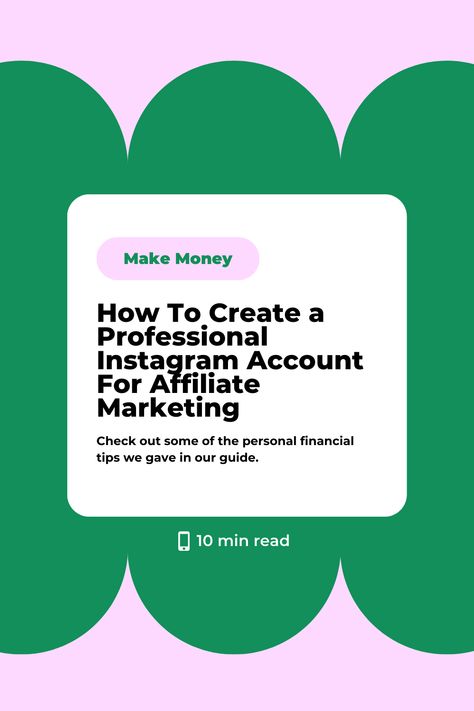 How To Create a Professional Instagram Account For Affiliate Marketing Professional Instagram, Instagram Insights, Promoting Products, Generate Income, Paid Advertising, Content Calendars, Affiliate Marketer, Instagram Marketing, Instagram Shop