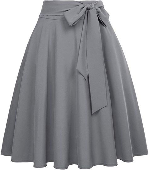 Marry Poppins Kostüm, Womens Pleated Skirt, Dress Book, Midi Flare Skirt, School Party, Beautiful Skirts, Pleated Midi Skirt, Gray Skirt, Flared Skirt