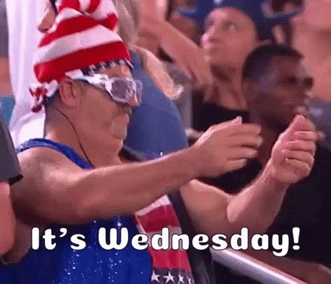 Wednesday Celebrate GIF - Wednesday Celebrate - Discover & Share GIFs Good Wednesday, Happy Wednesday Quotes, Morning Memes, Write Every Day, Dancing Gif, Better Parent, Just You And Me, Happy Dance, Morning Humor