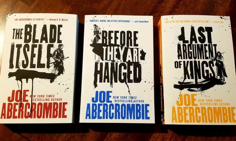 First Law Trilogy, Joe Abercrombie, Book Haul, Law Books, Sci Fi Books, Books Reading, Cool Stuff, Movie Art, Reading Lists