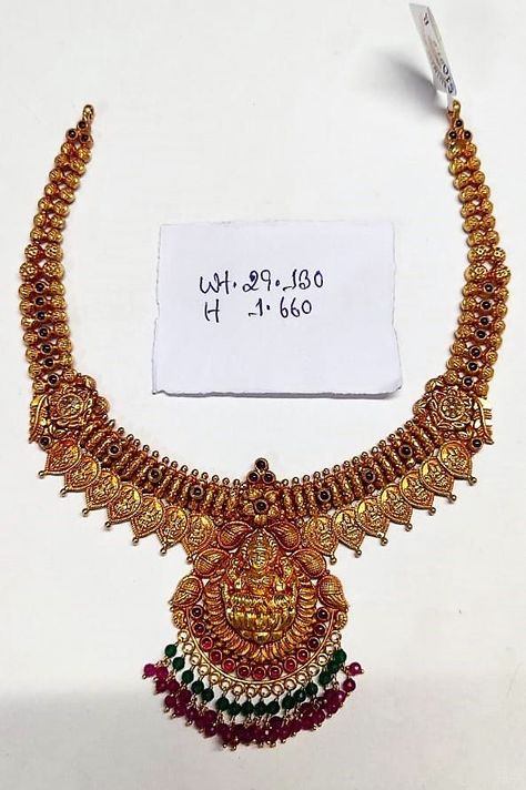 29.13 gm gold necklace (91.6) Necklace In 30 Grams Gold, 30 Gm Gold Necklace Design, 30grams Gold Necklace Designs Short, 30 Grams Gold Necklace Indian, 30grams Gold Necklace Designs, 30 Grams Gold Haram Designs, Gold Necklace Set 20 Grams, Kasula Peru, Diy Necklace Ideas