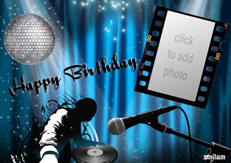 Happy Birthday Dj, Good Morning Happy Weekend, Dj Images, Dj Disco, Birthday Frames, Good Morning Happy, Happy Birthday Images, Birthday Images, Photo Albums