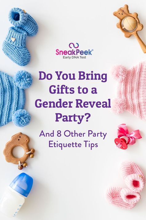 Gender reveal parties have become synonymous with balloon boxes, confetti cannons, smoke bombs, and streamers. The anticipation of finding out a baby’s gender, coupled with unique and creative reveal ideas, make for a thrilling event for expectant parents and their loved ones and friends. Do you bring a gift to a gender reveal party? To better prepare yourself, check out some of our favorite gender reveal gift ideas, as well as 8 other helpful party etiquette tips. Gender Reveal Gift Ideas, Unique Gender Reveal Party Ideas, Gender Reveal Party Gifts, Party Etiquette, Balloon Boxes, Gender Reveal Unique, Gender Reveal Gifts, Baby Reveal Party, Balloon Box