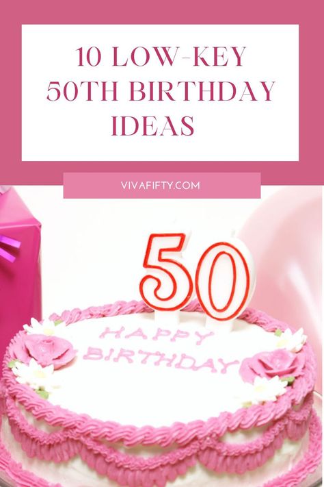 You’re turning 50 and you want to celebrate your birthday and chill. Here are 10 low-key birthday ideas for your 50th. Fiftieth Birthday Party Ideas For Women, Cheap 50th Birthday Ideas, Simple 50th Birthday Ideas, Low Key 50th Birthday Ideas, Celebrating 50th Birthday Ideas, 50th Birthday Ideas For Women Turning 50 Decoration, Things To Do For 50th Birthday, Fun 50th Birthday Ideas For Women, Classy 50th Birthday Ideas For Women