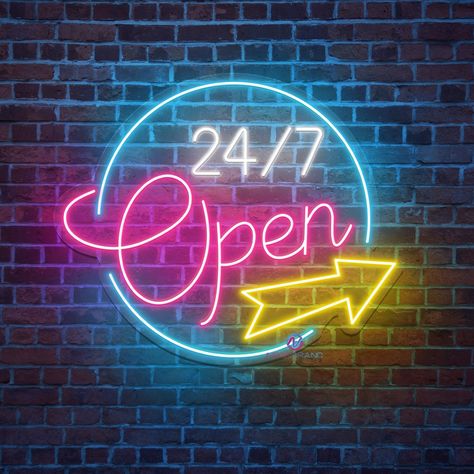 #NeonSigns #BrightIdeas #NeonSignNames #NeonInspiration #NeonRoom #RoomDecor Neon Store Sign, Grease Musical, Neon Beer Signs, Neon Open Sign, Cool Neon Signs, Neon Bar Signs, Open Sign, Sign Business, Brand Ideas