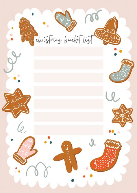 Christmas List Printable Aesthetic, Christmas Bucket List Template, Christmas To Do List Printable, Christmas List Background, Christmas List Outline, Christmas Wishlist Template Aesthetic, Christmas List Template Aesthetic, Christmas List Designs, Christmas List Template Free Printable