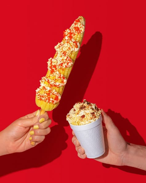 Food Trailer, January 13, Grilled Corn, Snack Bar, Party Snacks, Creative Studio, Mexican Food Recipes, Food Photography, Corn